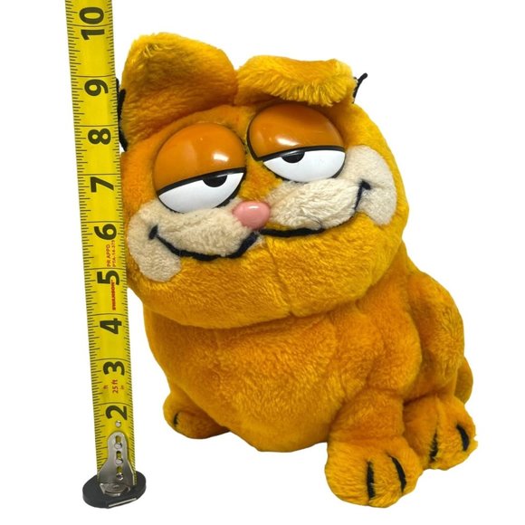 Vintage Dakin Garfield Cat Orange Black 10 inch Plush Stuffed Animal Toy 1981 - Picture 8 of 12